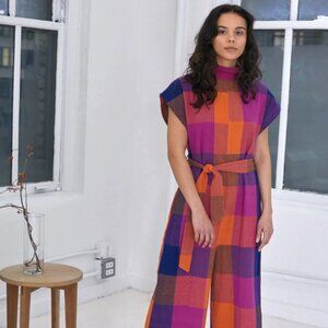 Stunning Jumpsuit Rujuta Sheth. Comfortable 100% Handloom Cotton  AURORA CHEX